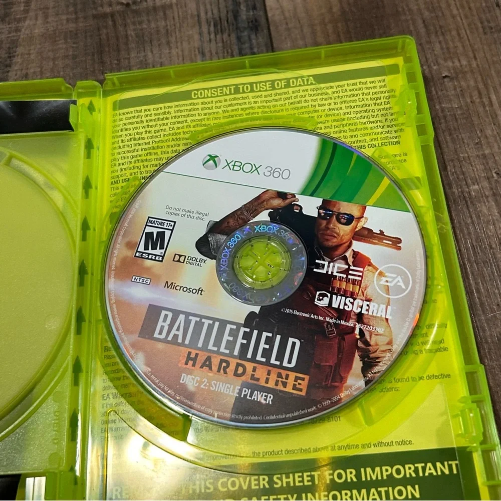 Battlefield Hardline‎ Xbox 360 Game